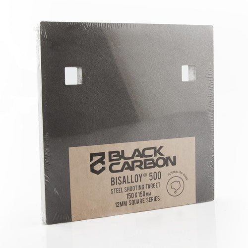 150 x 150 Square Series Steel Gong 12mm - BISALLOY®500 Target by Black Carbon, targets, Black Carbon, Black Carbon