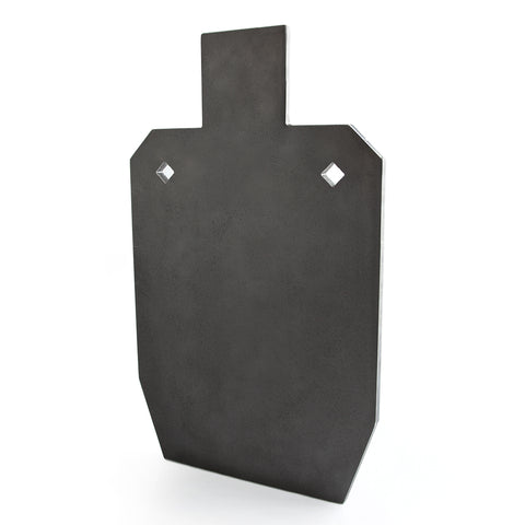 12mm 50% IPSC Style Silhouette BISALLOY®500 Steel Target by Black Carbon, IPSC Target, Black Carbon, Black Carbon