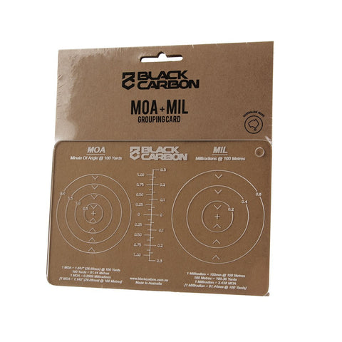 MOA and MIL Grouping Card, accessories, Black Carbon, Black Carbon
