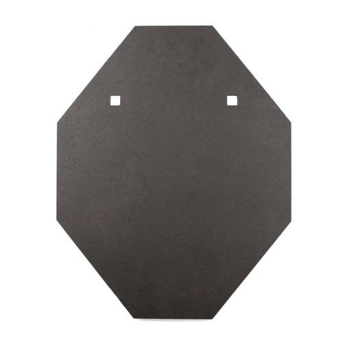 12mm IPSC Style Mini BISALLOY®500 Steel Target by Black Carbon, IPSC Target, Black Carbon, Black Carbon